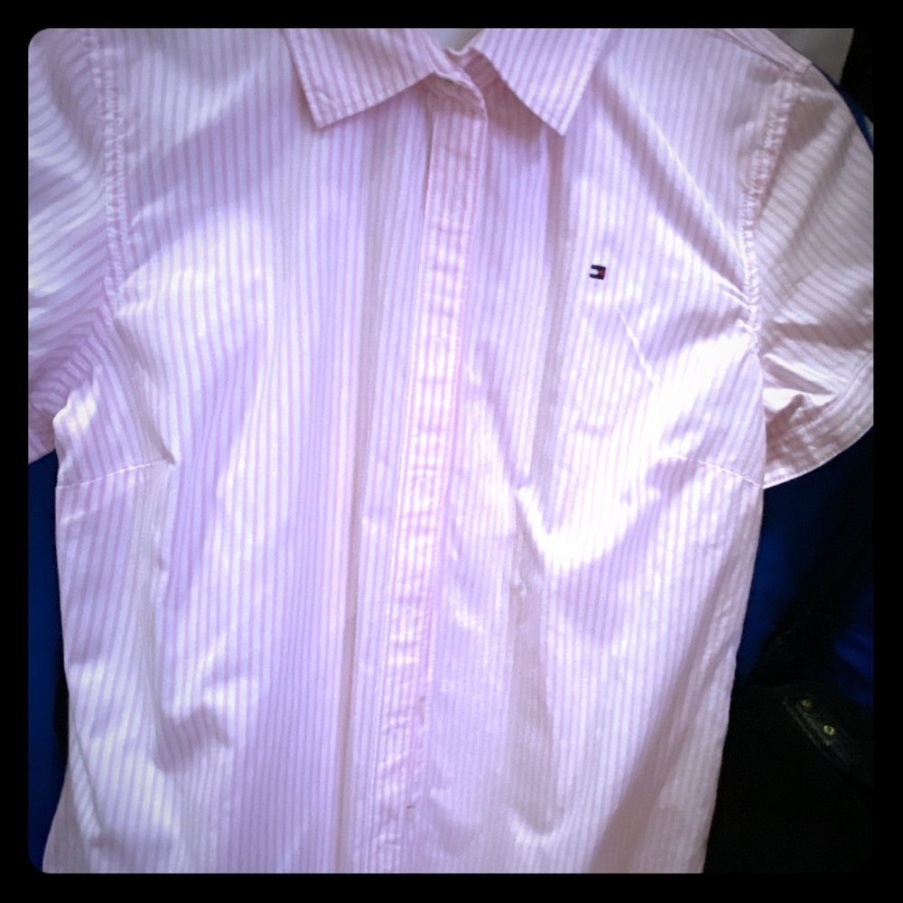 Tommy Hilfiger Cotton short sleeve blouse